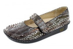 Alegria Feliz Metallic Gold Snake Shoe