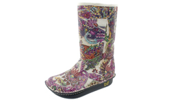 Alegria Sedona Fuchsia Paisley Suede Shearling Boot