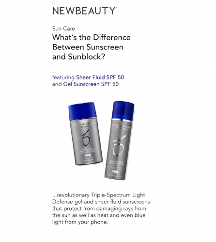 New Beauty - What’s the Difference Between Sunscreen and Sunblock?
