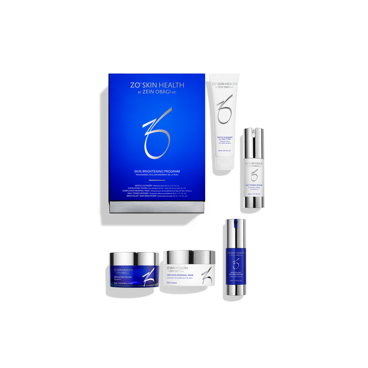 Skin Brightening Program Neujednačen ten, blaga hiperpigmentacija.