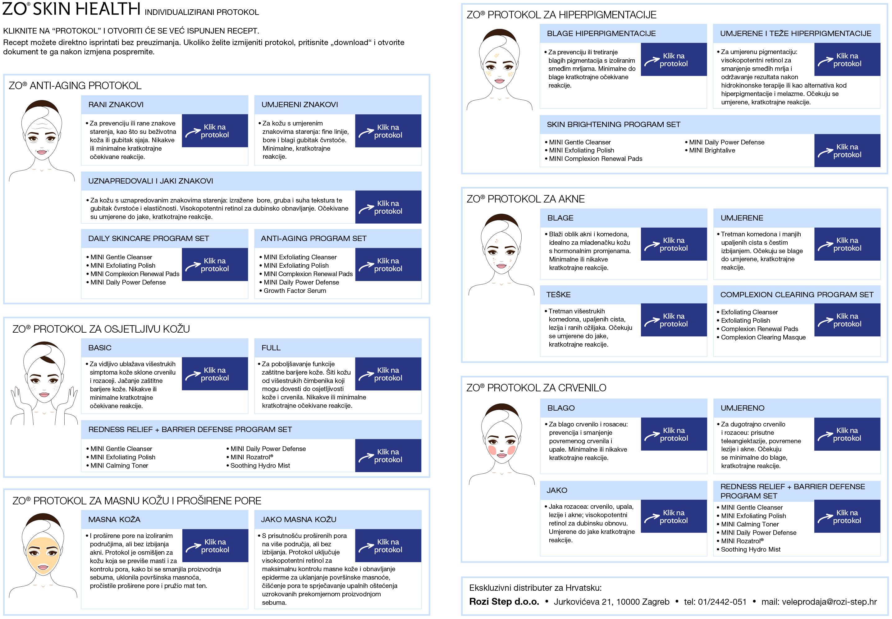 ZO SKIN HEALTH Protokoli