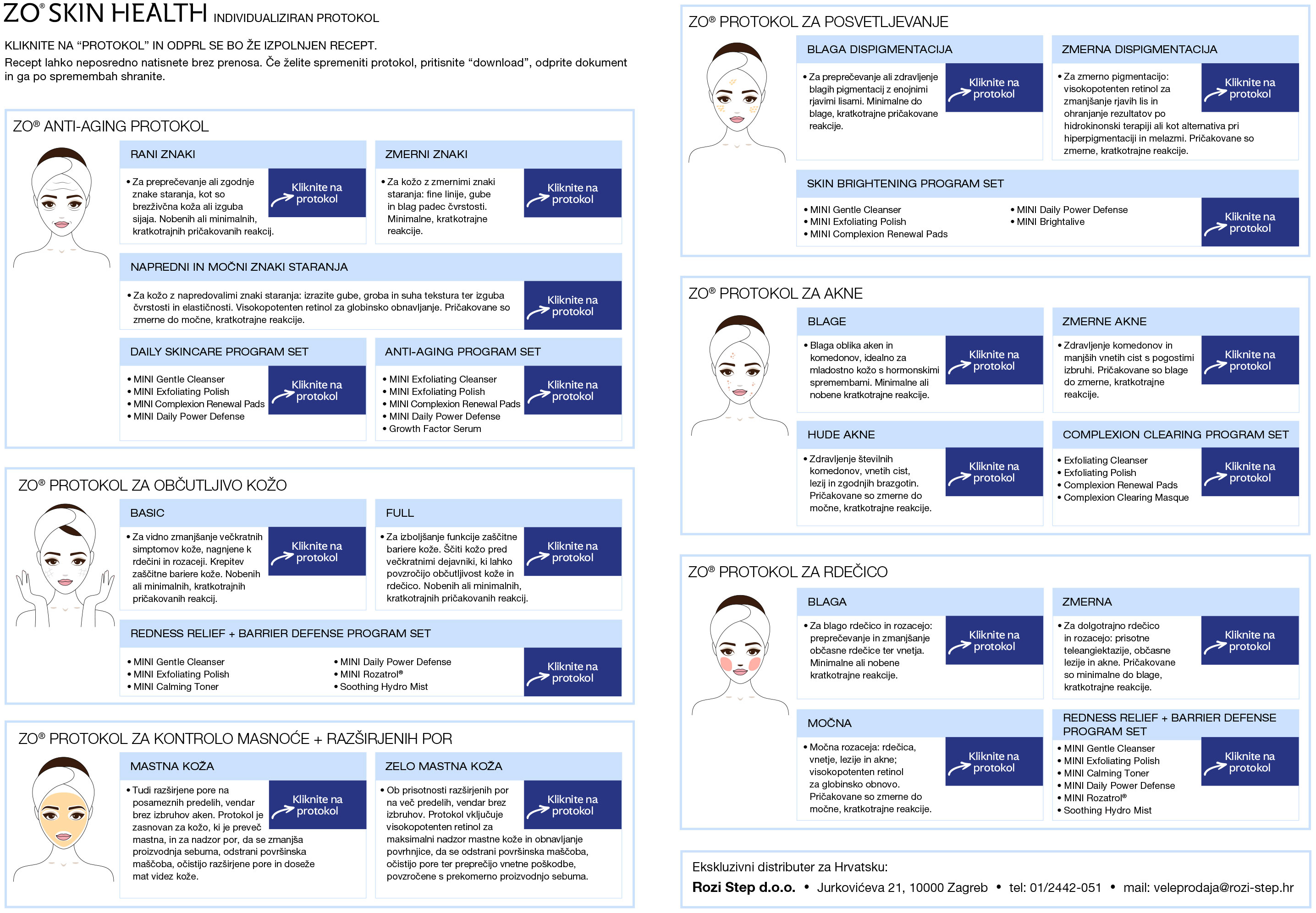 ZO SKIN HEALTH Protokoli